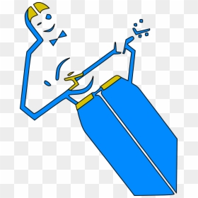 Guitar Cartoon, HD Png Download - cartoon guitar png