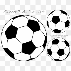 Soccer Ball Clipart Black And White Transparent Png - Football Ball Vector Png, Png Download - soccer ball clip art png