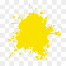 Black Paint Splatter Png, Transparent Png - yellow paint splatter png