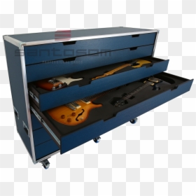 Santosom Flight Case Custom Made Pro Guitarras - Flight Case Guitars Drawers, HD Png Download - guitarras png