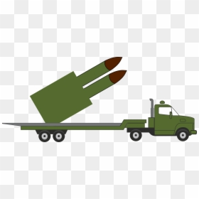 Missile Truck Clip Arts - Soldier Truck Png, Transparent Png - nuclear missile png