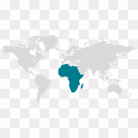 Transparent Map Of Africa Png - Map World Africa Png, Png Download - map of africa png