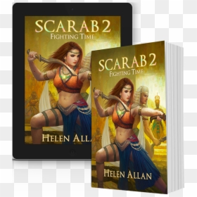 Scarab - Girl, HD Png Download - 3d book png