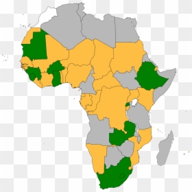 Ratification Maplarger Image - Airtel Africa Coverage Map, HD Png Download - map of africa png