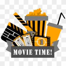 Photographic Film Cinema Elements, HD Png Download - popcorn vector png