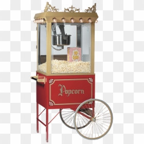 Vintage Popcorn Machine Png, Transparent Png - popcorn vector png