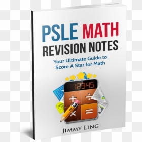 Psle Maths Revision Notes, HD Png Download - 3d book png