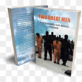 Flyer , Png Download - Two Great Men, Transparent Png - 3d book png