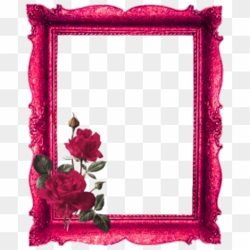 Transparent Red Roses Border Png - Rose Photo Frame Hd, Png Download - red rose border png