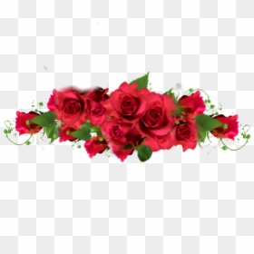 #rose #roses #border #redroses #red #redaesthetic #romantic - Red Rose Border Png, Transparent Png - red rose border png