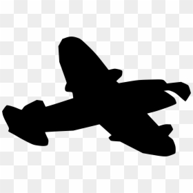Airplane 3 Clip Arts - รูป เครื่องบิน ขาว ดำ Png, Transparent Png - png airplane
