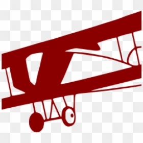 Airplane Clipart Red - Old Plane Clipart, HD Png Download - png airplane