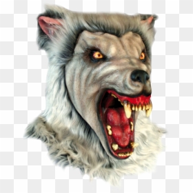 Werewolf Mask Ghoulish Productions, HD Png Download - wolf teeth png