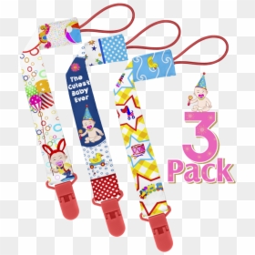 Kiddos Art Pacifier Clip, HD Png Download - baby pacifier png
