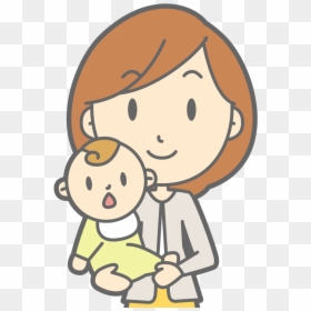 Mom And Baby Clipart, HD Png Download - mother and child png