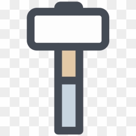 Sledgehammer Icon - Sign, HD Png Download - hammer vector png