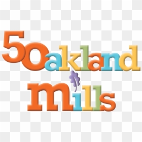 Oakland Mills 50th Birthday Logo Stacked Png - Graphic Design, Transparent Png - 50th png