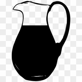 Water Jar Drawing, HD Png Download - pitcher png