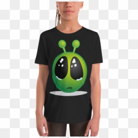 Karma Inc Apparel "sad Eye Alien Emoji - Cartoon Animals With Big Eyes, HD Png Download - alien eyes png