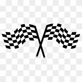 Pennant Clipart Checkered Flag - Racing Flag, HD Png Download - vhv