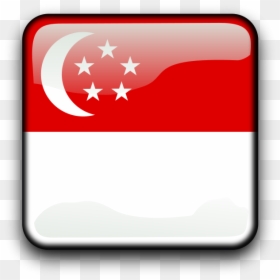 Sg Clip Art Download - Singapore Flag Clipart, HD Png Download - checkered flag banner png
