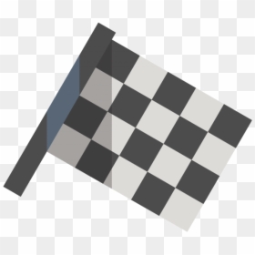Checkered Flag Emoji - Black White Quilt Antique, HD Png Download - checkered flag banner png