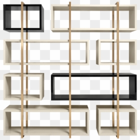 Bookshelf Clip Modular - Living Room Decor Transparent Png, Png Download - bookshelves png