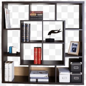 Transparent Book Shelf, HD Png Download - bookshelves png