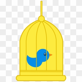 Bird In Cage Clipart - Cute Bird Cage Clip Art, HD Png Download - birdhouse png