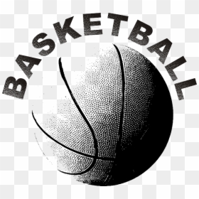Transparent Basketball Clipart - Black And White Pictures Of Basketballs, HD Png Download - basketball clip art png