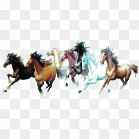 Horse Painting Interior Design Services Room Galloping - 7 Horse Image Hd Png, Transparent Png - horse.png