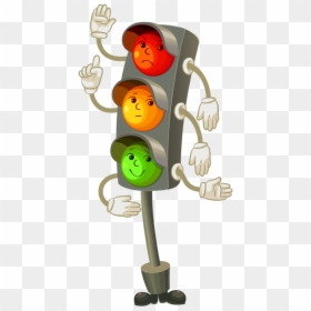 Traffic Light Stop Wait Go, HD Png Download - semaforo png