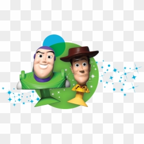 Transparent Buzz And Woody Png - Cartoon, Png Download - buzz lightyear flying png
