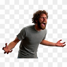Anger Management Screaming Cain And Abel Jealousy - Rage Anger Poses, HD Png Download - angry teacher png
