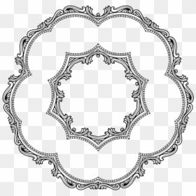 Vintage Frame Vector Silhouette, HD Png Download - vintage picture frame png