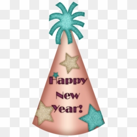 Transparent New Years Party Hat Png - Happy New Year Tube Png, Png Download - happy new year hat png