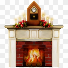 Fireplace Png - Animated Christmas Fireplace Png, Transparent Png - chimney smoke png