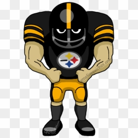 Cartoon Football Player Transparent, HD Png Download - cartoon football png