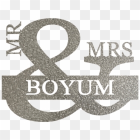Mr & Mrs Png - Calligraphy, Transparent Png - mr and mrs png