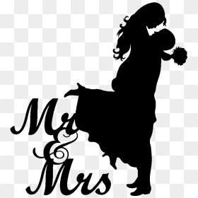 Wedding Mr & Mrs - Mr And Mrs Silhouette, HD Png Download - mr and mrs png