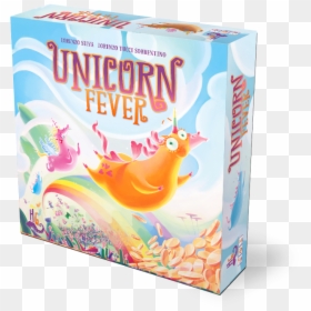 Unicorn Fever Board Game, HD Png Download - gold unicorn png