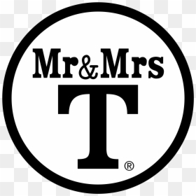 Mr&mrs Logo Png Transparent - Circle, Png Download - mr and mrs png