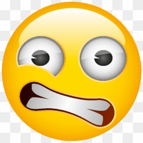 Smiley, HD Png Download - shocked face emoji png