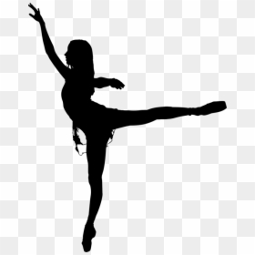 Performing Arts,choreography,ballet Dancer - Silhouette, HD Png Download - tutu clipart png