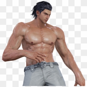 Transparent Shirtless Man Png - Tekken 7 Jin Shirtless, Png Download - jin kazama png