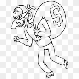 Burglar 3 - Burglar Drawing, HD Png Download - burglar png