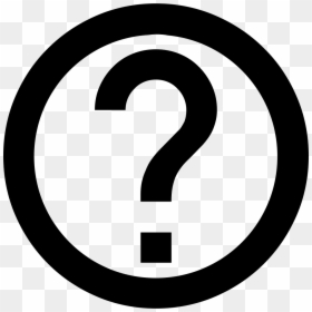 Question Mark Icon Png Transparent - 2 Number In Circle, Png Download - question mark png transparent