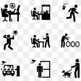 School Pictograms, HD Png Download - burglar png