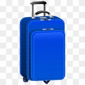 Blue Travel Bag Png Clipart Picture - Travel Bag Clipart Png, Transparent Png - suit case png