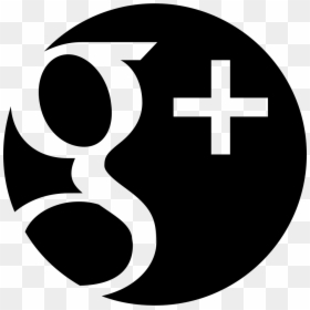 Google Plus Logo Black Png, Transparent Png - google plus icon transparent png